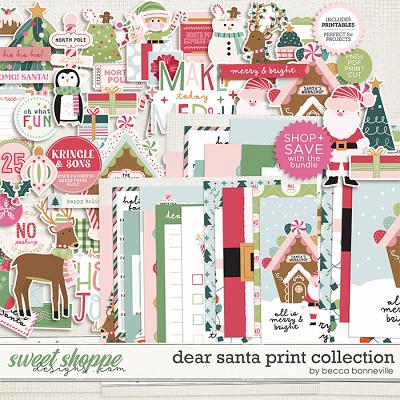Dear Santa Print Collection by Becca Bonneville