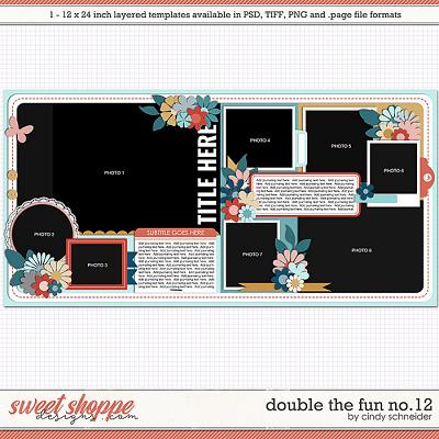 Cindy's Layered Templates - Double the Fun No.12 by Cindy Schneider