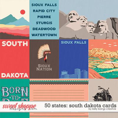 50 States: South Dakota cards by Kelly Bangs Creative