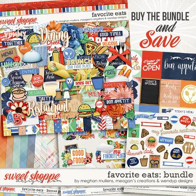 Favorite eats - Bundle by Meghan Mullens, Meagan's Creations & WendyP Designs