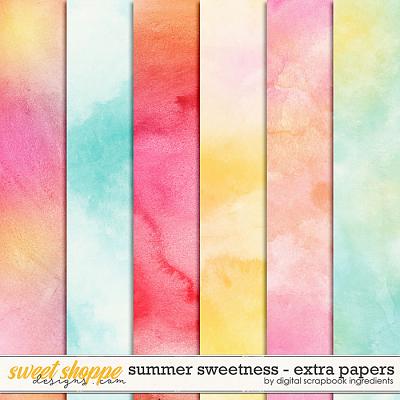 Summer Sweetness | Extra Papers by Digital Scrapbook Ingredients