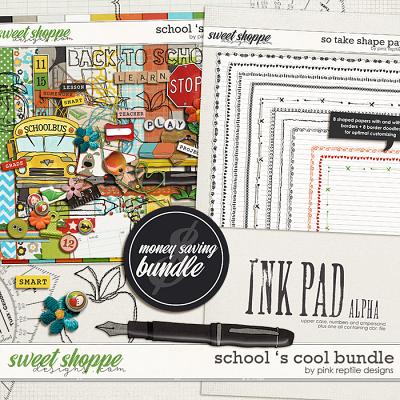 School 's Cool Bundle by Pink Reptile Designs