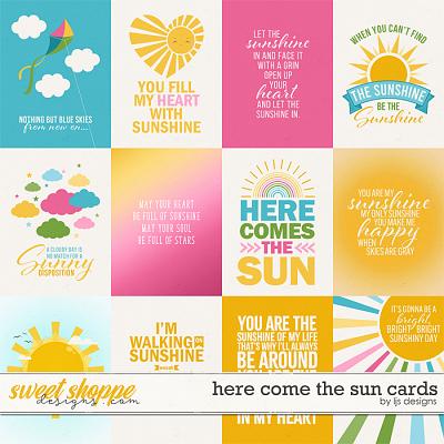 Here Comes The Sun Cards by LJS Designs 
