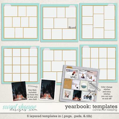 Yearbook Templates 01 by Connection Keeping