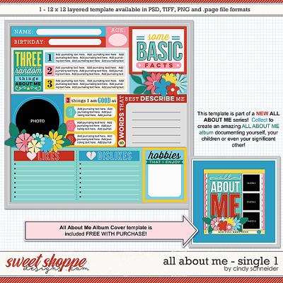 Cindy's Layered Templates - All About Me: Single 1 by Cindy Schneider