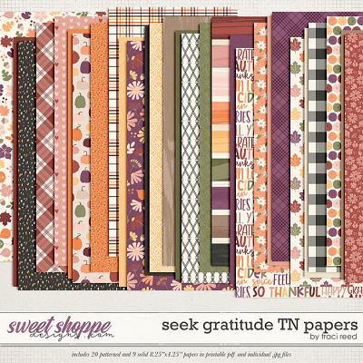 Seek Gratitude TN Papers by Traci Reed