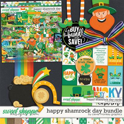Happy Shamrock Day Bundle by Clever Monkey Graphics