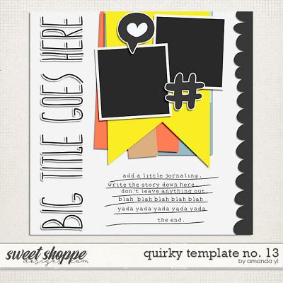 Quirky template no. 13 by Amanda Yi