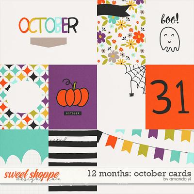 12 Months: October Cards by Amanda Yi