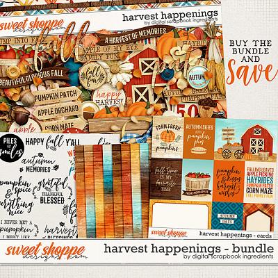 Harvest Happenings Bundle by Digital Scrapbook Ingredients