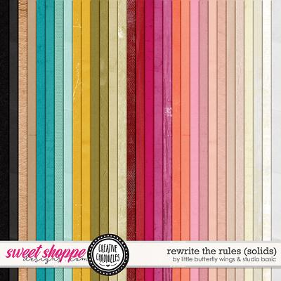 Creative Chronicles: Rewrite The Rules Solids by Little Butterfly Wings & Studio Basic