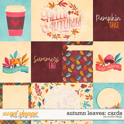Autumn Leaves: CARDS by Studio Flergs