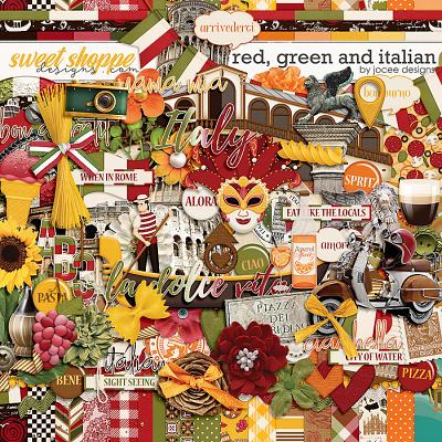Red, Green and Italian by JoCee Designs