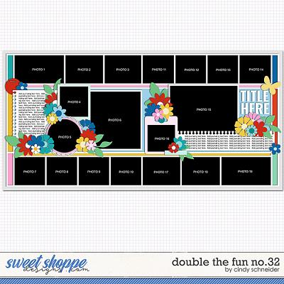 Cindy's Layered Templates - Double the Fun No. 32 by Cindy Schneider