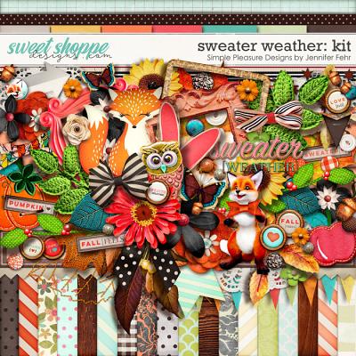 sweater weather kit: Simple Pleasure Designs by Jennifer Fehr