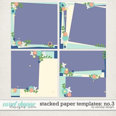 Stacked paper templates No:3 by WendyP Designs
