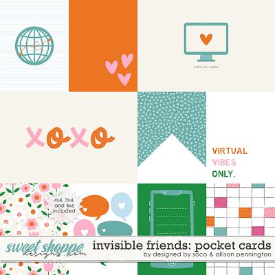 Invisible Friends: Pocket Cards by Allison Pennington Designed by Soco