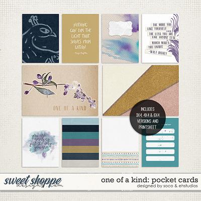 One Of A Kind: Pocket Cards | Designed by Soco and EHStudios