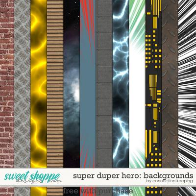 Super Duper Hero Special Backgrounds by Connection Keeping
