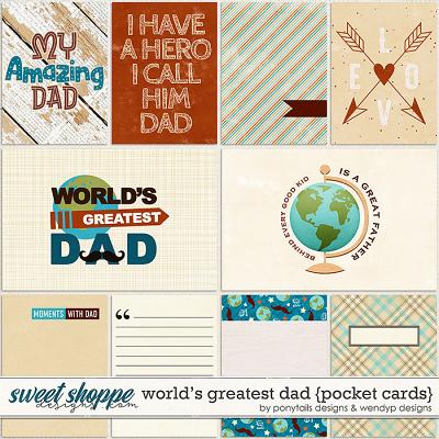 World's greatest dad - cards by Ponytails Designs & WendyP Designs