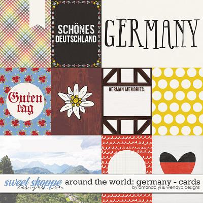 Around the world: Germany - Cards by Amanda Yi & WendyP Designs