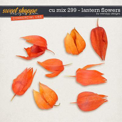 CU Mix 299 - Lantern flowers by WendyP Designs
