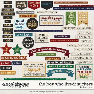 The Boy Who Lived: STICKERS by Traci Reed