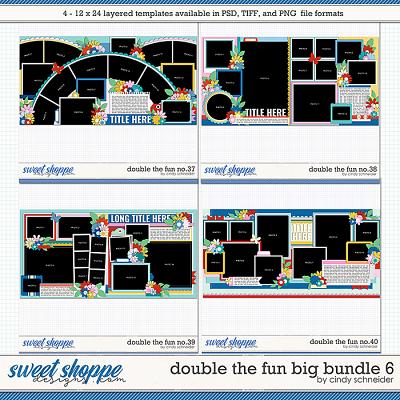 Cindy's Layered Templates - Double the Fun Big Bundle 6 by Cindy Schneider