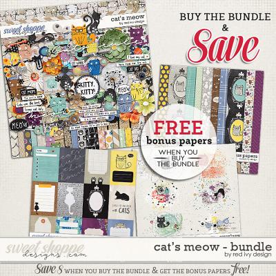 Cat's Meow - Bundle by Red Ivy Design