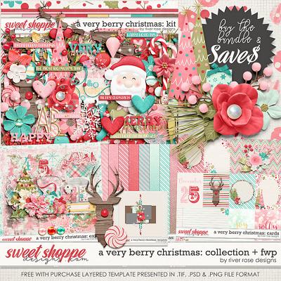 A Very Berry Christmas: Collection + FWP by River Rose Designs