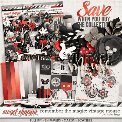 Remember the Magic: VINTAGE MOUSE- COLLECTION & *FWP* by Studio Flergs