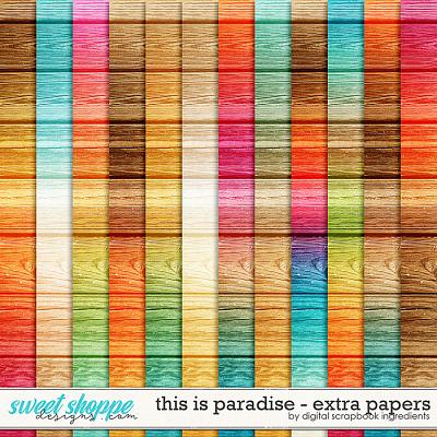 This Is Paradise | Extra Papers by Digital Scrapbook Ingredients