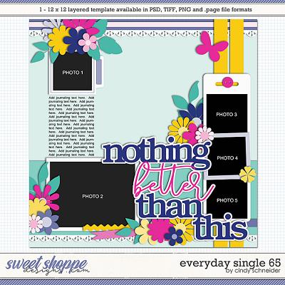 Cindy's Layered Templates - Everyday Single 65 by Cindy Schneider