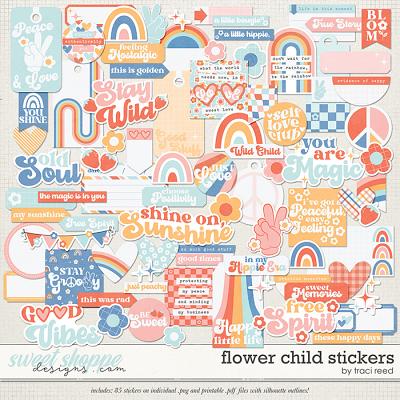 Flower Child Stickers by Traci Reed