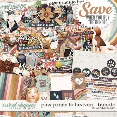 Paw prints to heaven - Bundle by WendyP Designs