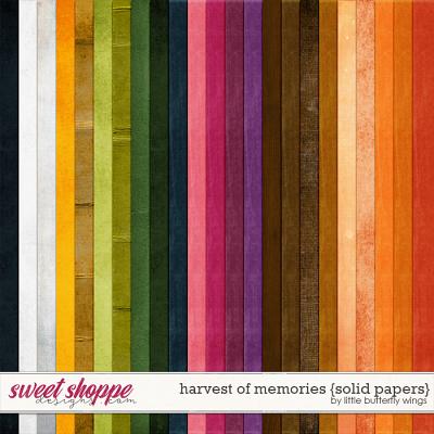 Harvest of memories {solid papers} by Little Butterfly Wings