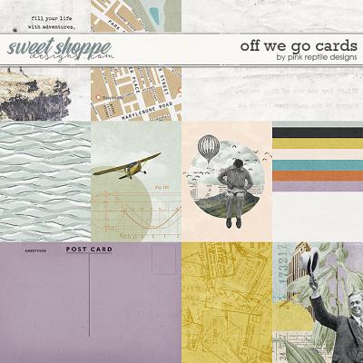 Off We Go Cards by Pink Reptile Designs