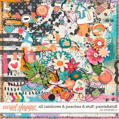 All rainbows & peaches & stuff: paints&stuff by Amanda Yi