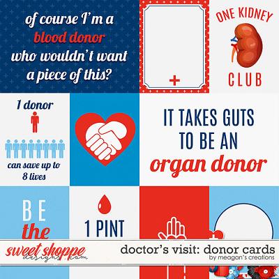 Doctor's Visit: Donor Cards by Meagan's Creations