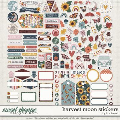 Harvest Moon Stickers by Traci Reed