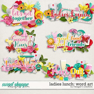 Ladies Lunch: Word Art by Meagan's Creations