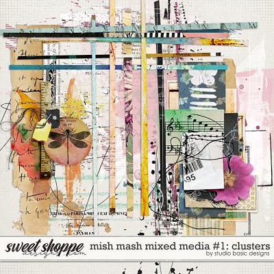 Mish Mash Mixed Media #1 Clusters by Studio Basic