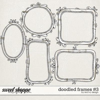 Doodled Frames #3 by Red Ivy Design