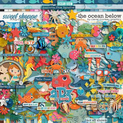 The Ocean Below Kit by Clever Monkey Graphics 