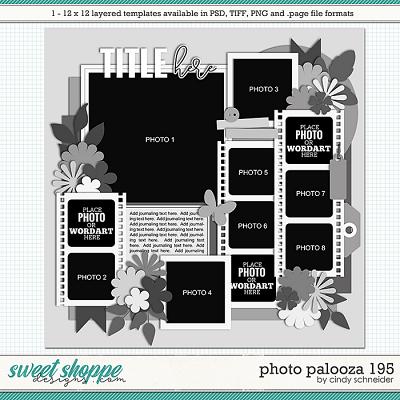 Cindy's Layered Templates - Photo Palooza 195 by Cindy Schneider