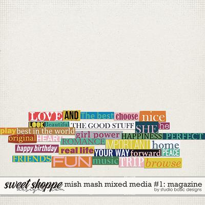 Mish Mash Mixed Media #1 Magazine by Studio Basic