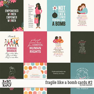 Fragile Like A Bomb Cards 2 by LJS Designs 