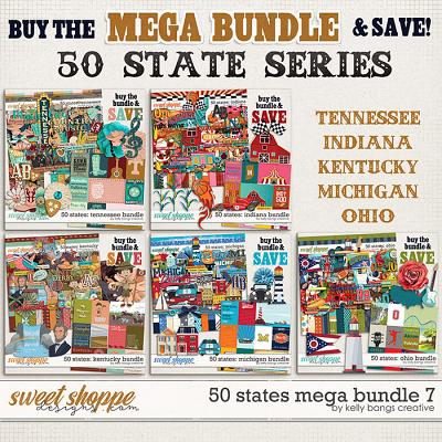 50 States MEGA Bundle #7 by Kelly Bangs Creative