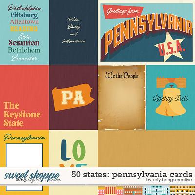 50 States: Pennsylvania Cards by Kelly Bangs Creative