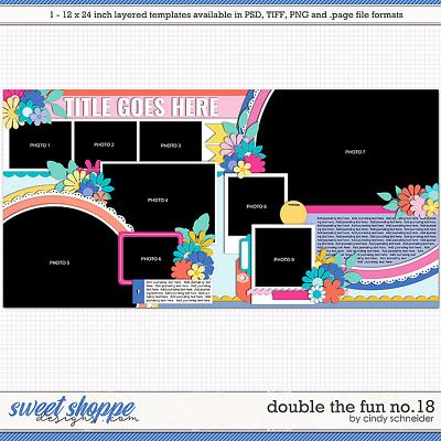 Cindy's Layered Templates - Double the Fun No.18 by Cindy Schneider